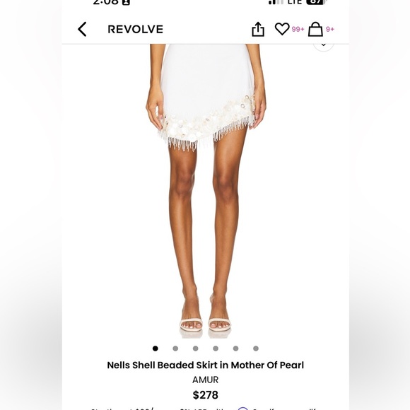 NWT AMUR set - Antonella Shell Beaded Top & Nell’s skirt - size 6 - MSRP $556 - Picture 9 of 13